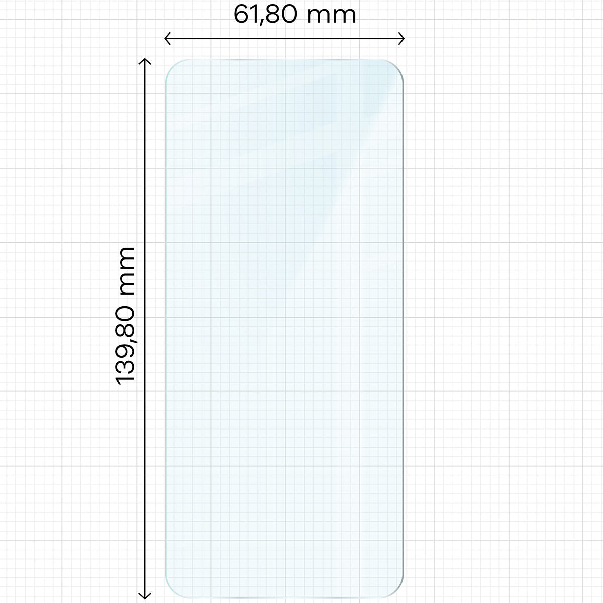 Gehärtetes Glas Bizon Glass Clear für Asus Zenfone 10