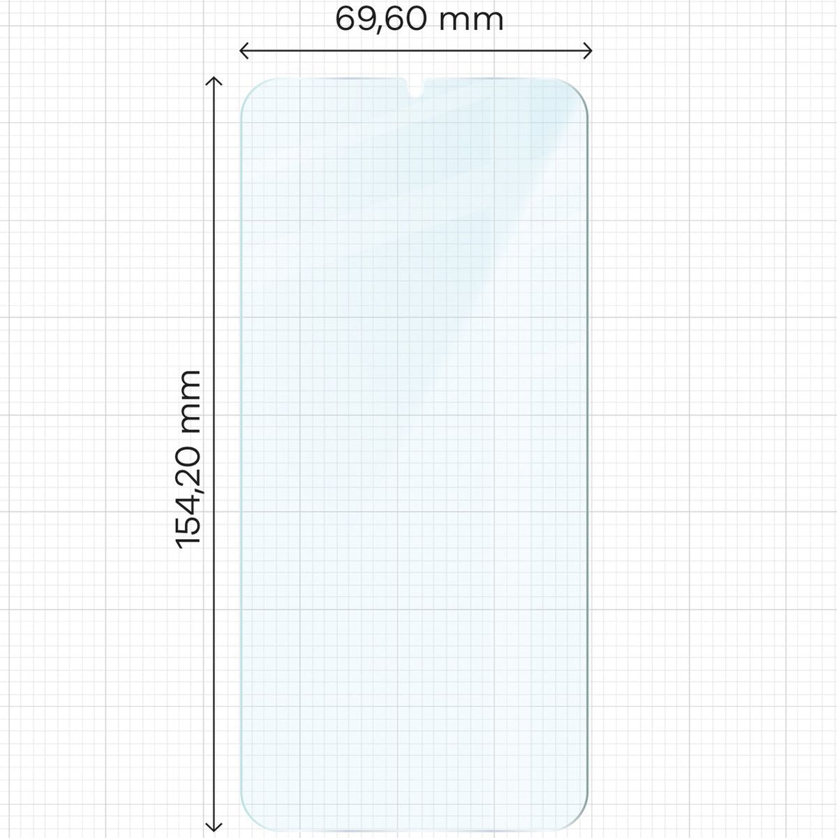 Gehärtetes Glas für Galaxy A15 4G/5G, Galaxy A25 5G / M15 5G, Bizon Glass Clear