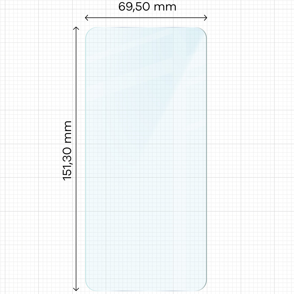 Gehärtetes Glas Bizon Glass Clear für Galaxy A54 5G