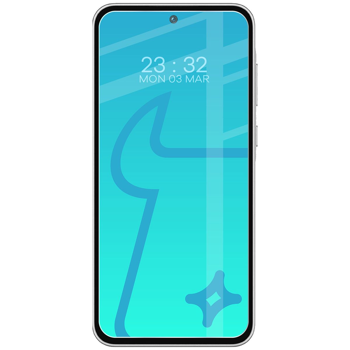 Gehärtetes Glas für Galaxy A55 5G, Bizon Glass Clear