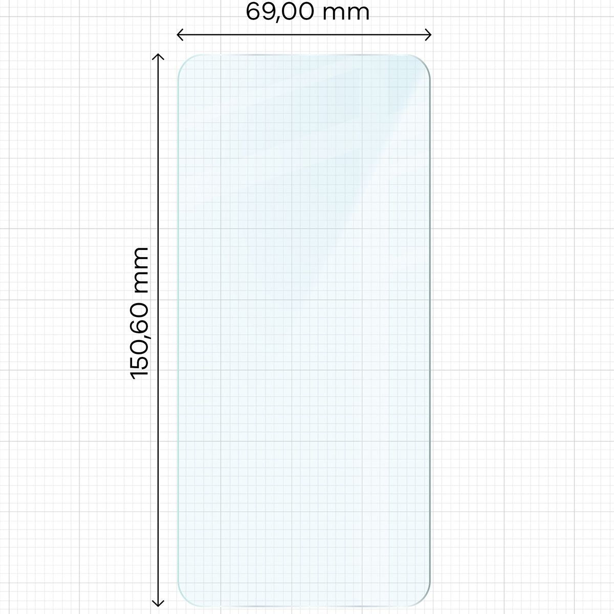 Gehärtetes Glas für Galaxy S21 FE, Bizon Glass Clear