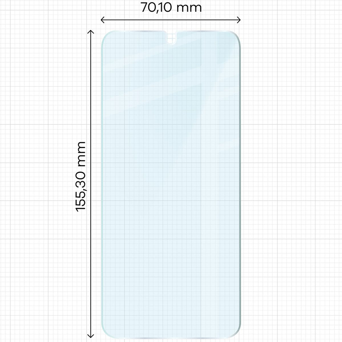 Gehärtetes Glas für Galaxy S21 Plus, Bizon Glass Clear