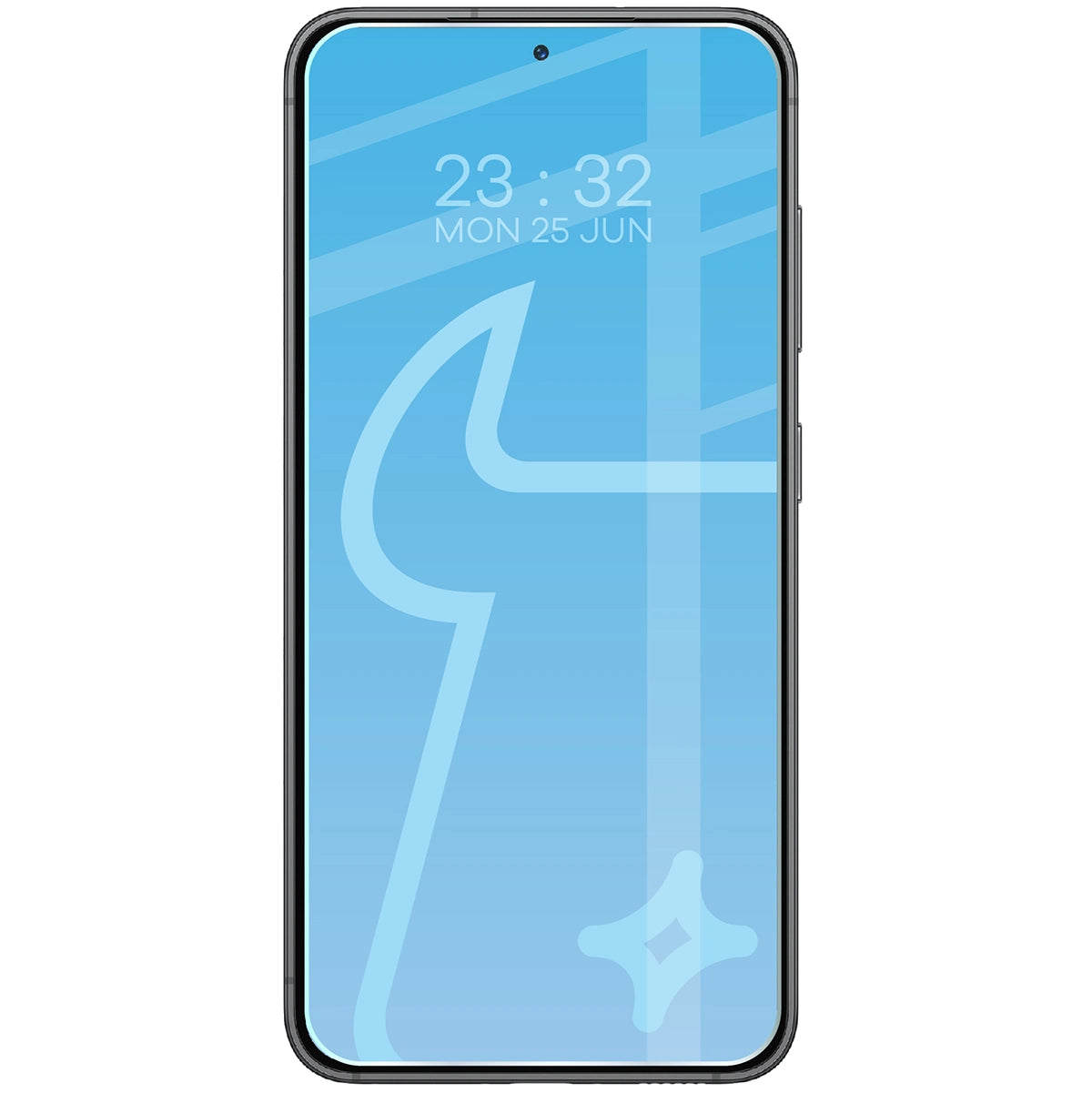 Gehärtetes Glas Bizon Glass Clear für Galaxy S23