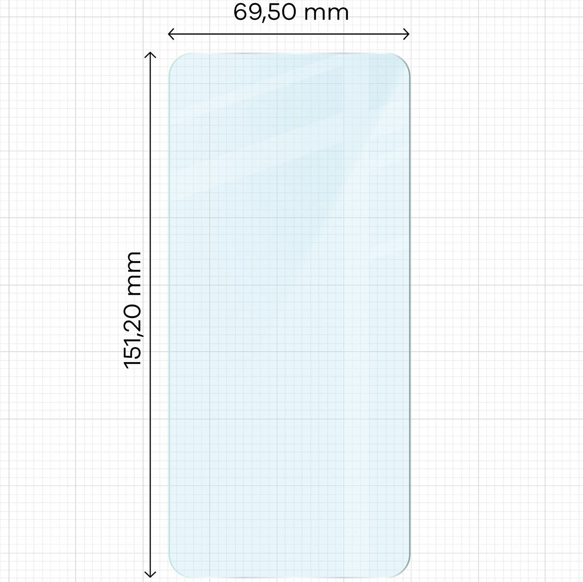 Gehärtetes Glas Bizon Glass Clear für Galaxy S23 FE