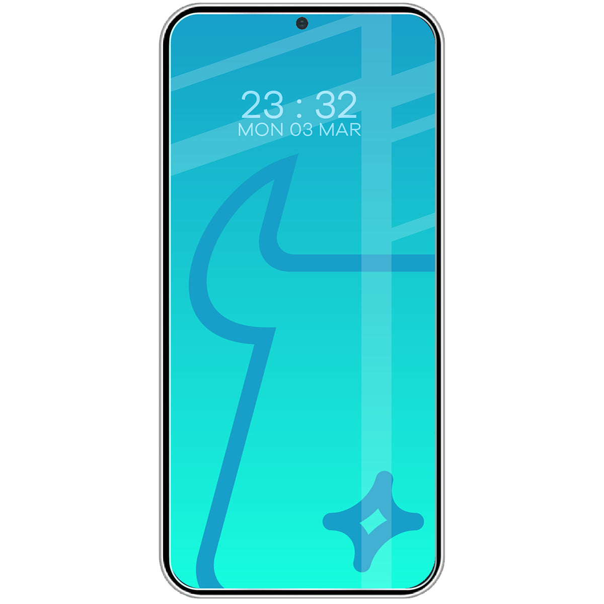 Gehärtetes Glas für Galaxy S25 / S24, Bizon Glass Clear