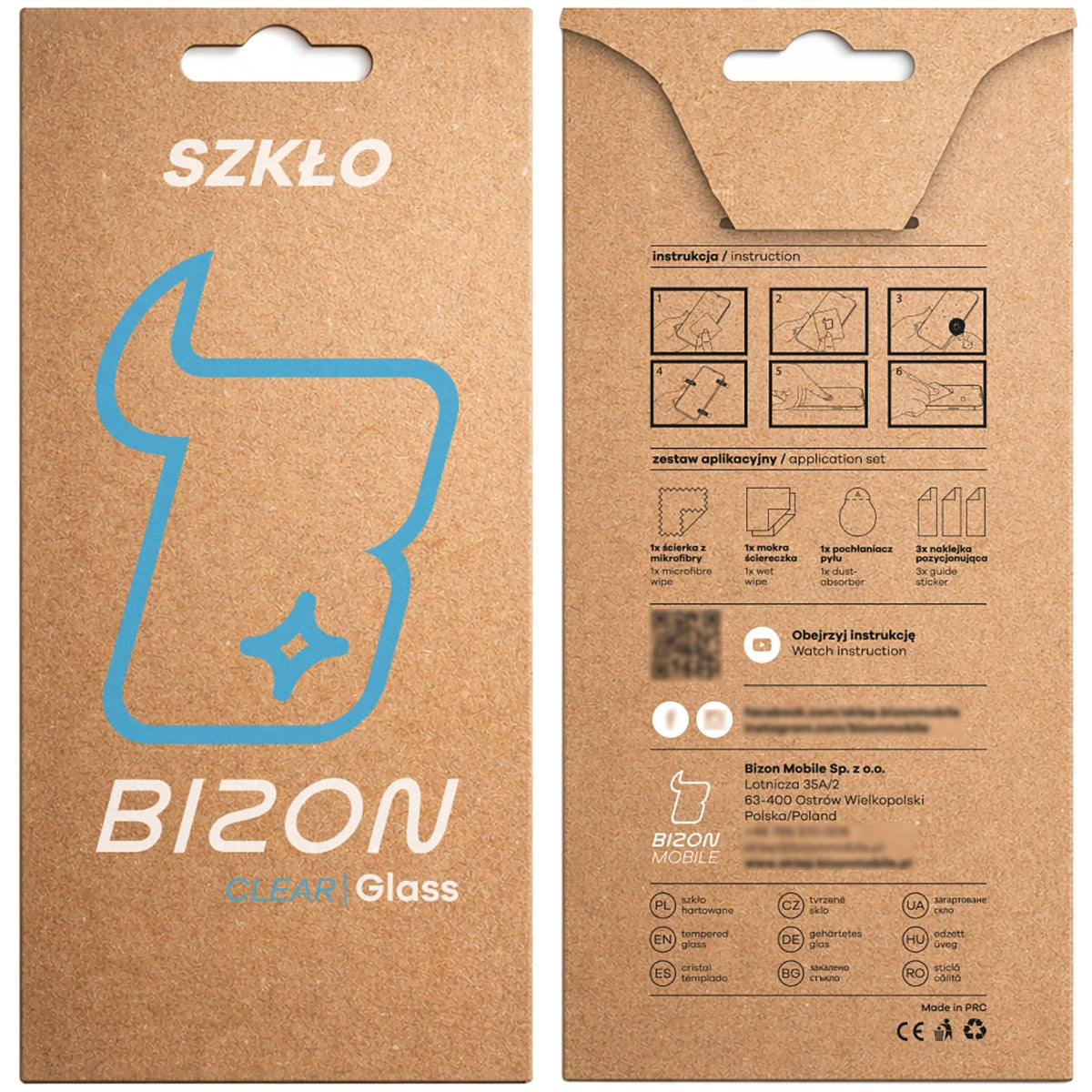Gehärtetes Glas für Galaxy S26 FE 5G / S25 FE 5G / S24 FE 5G / A36 5G / A37 5G / A56 5G, Bizon Glass Clear
