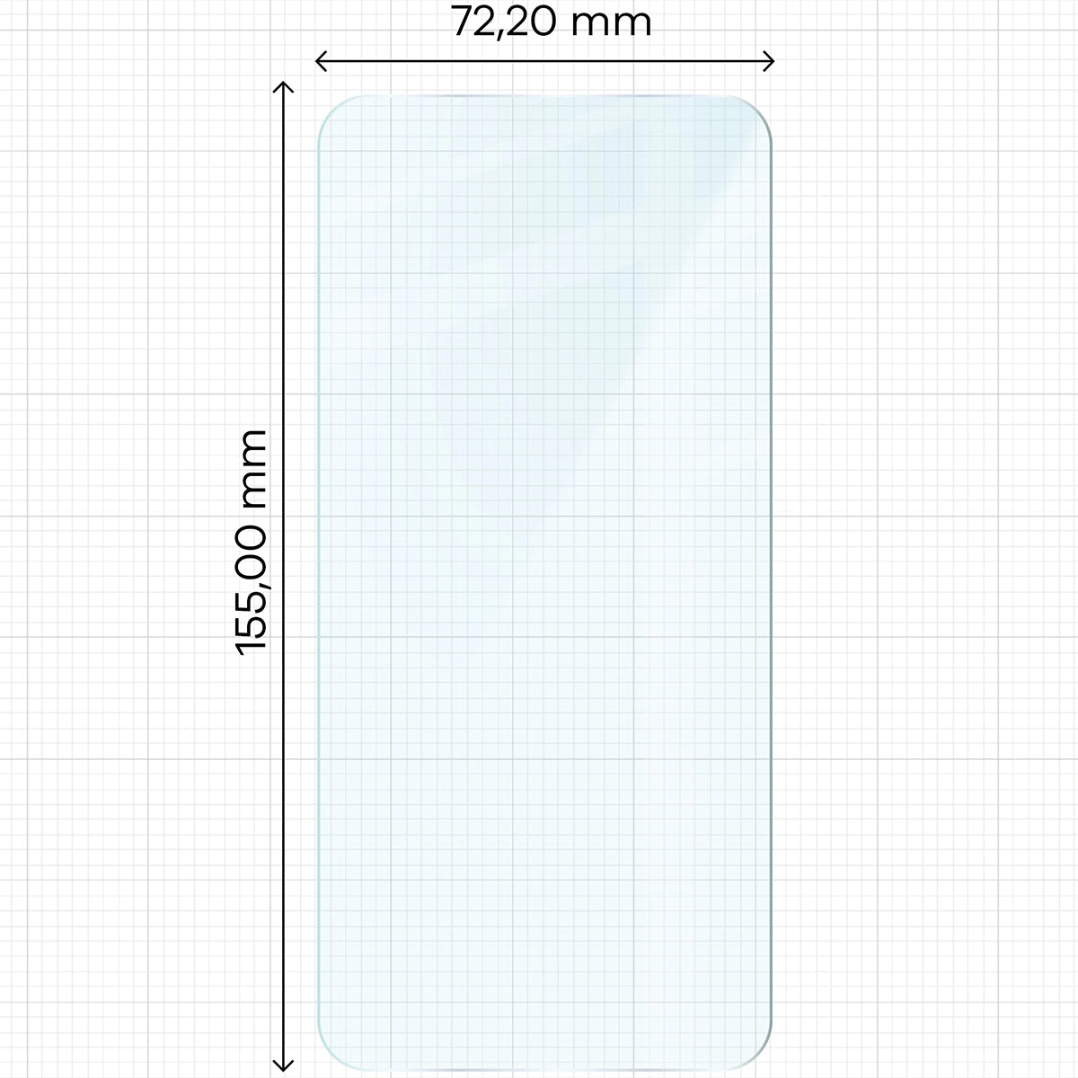 Gehärtetes Glas für Galaxy S25 Plus / S24 Plus, Bizon Glass Clear
