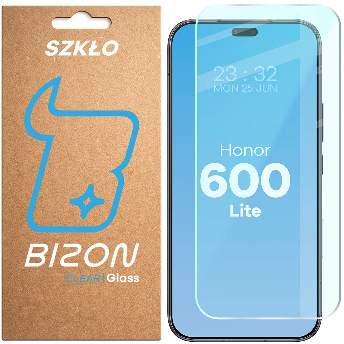 Gehärtetes Glas für Honor 600 Lite 5G, Bizon Glass Clear