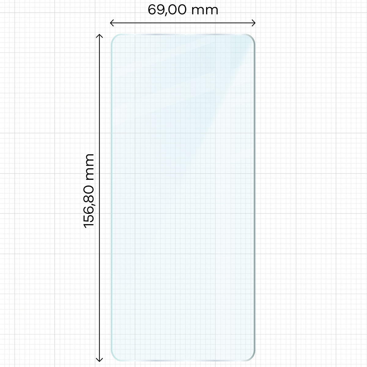 Gehärtetes Glas Bizon Glass Clear für Moto G14 / G54 / G54 Power / G55