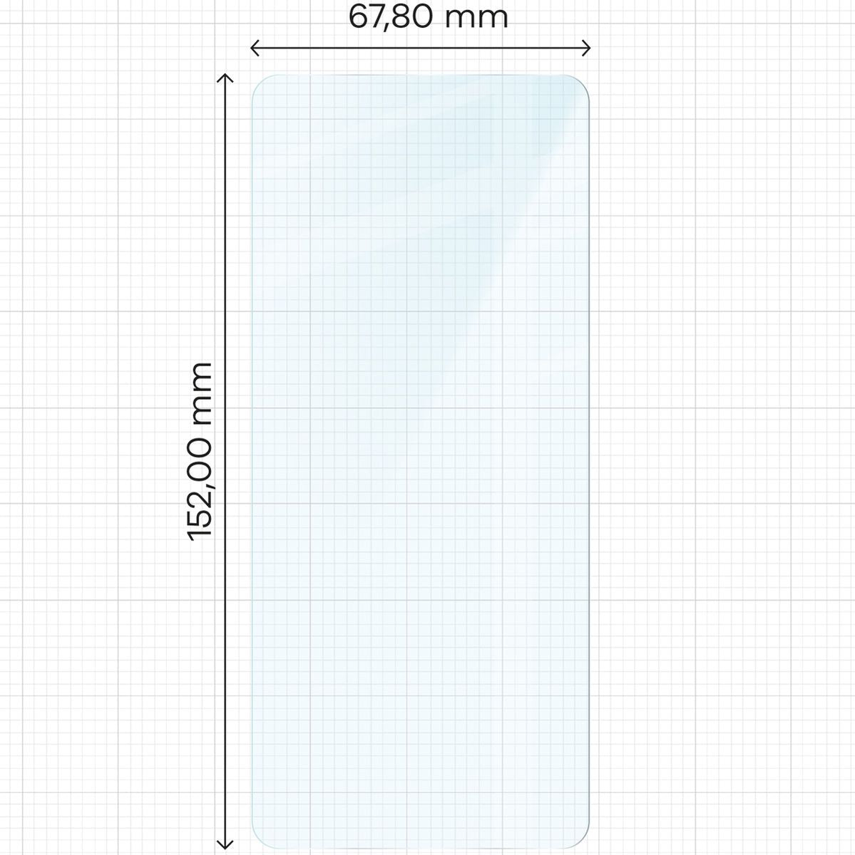 Gehärtetes Glas Bizon Glass Clear für Motorola Moto G84