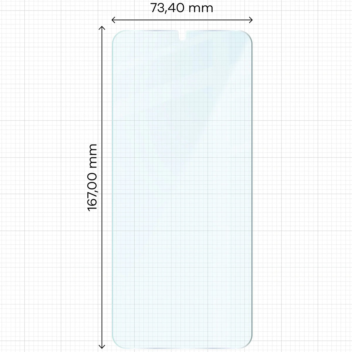 Gehärtetes Glas für Motorola Moto G06 4G/ G06 Power 4G, Bizon Glass Clear