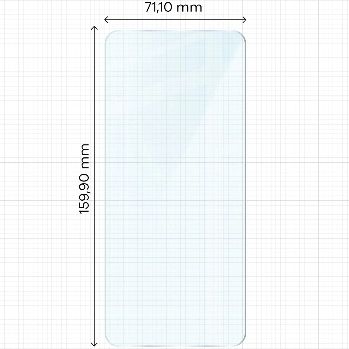 Gehärtetes Glas für Motorola Moto G56/G17/G17 Power/G15/G15 Power/G05/E15, Bizon Glass Clear