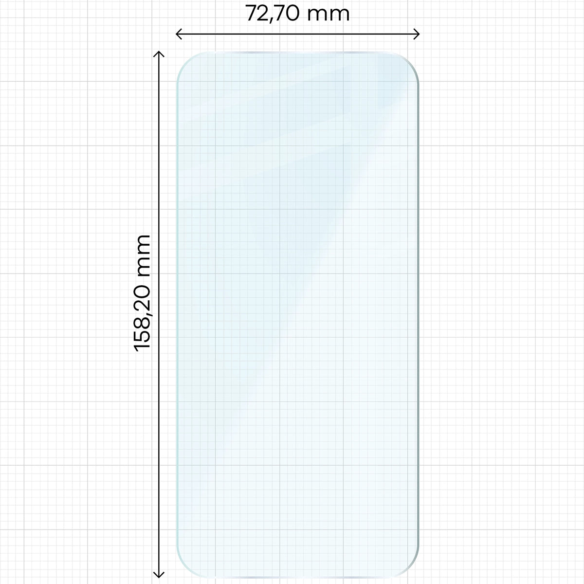 Gehärtetes Glas für Nothing Phone (2a) / (2a) Plus, Bizon Glass Clear