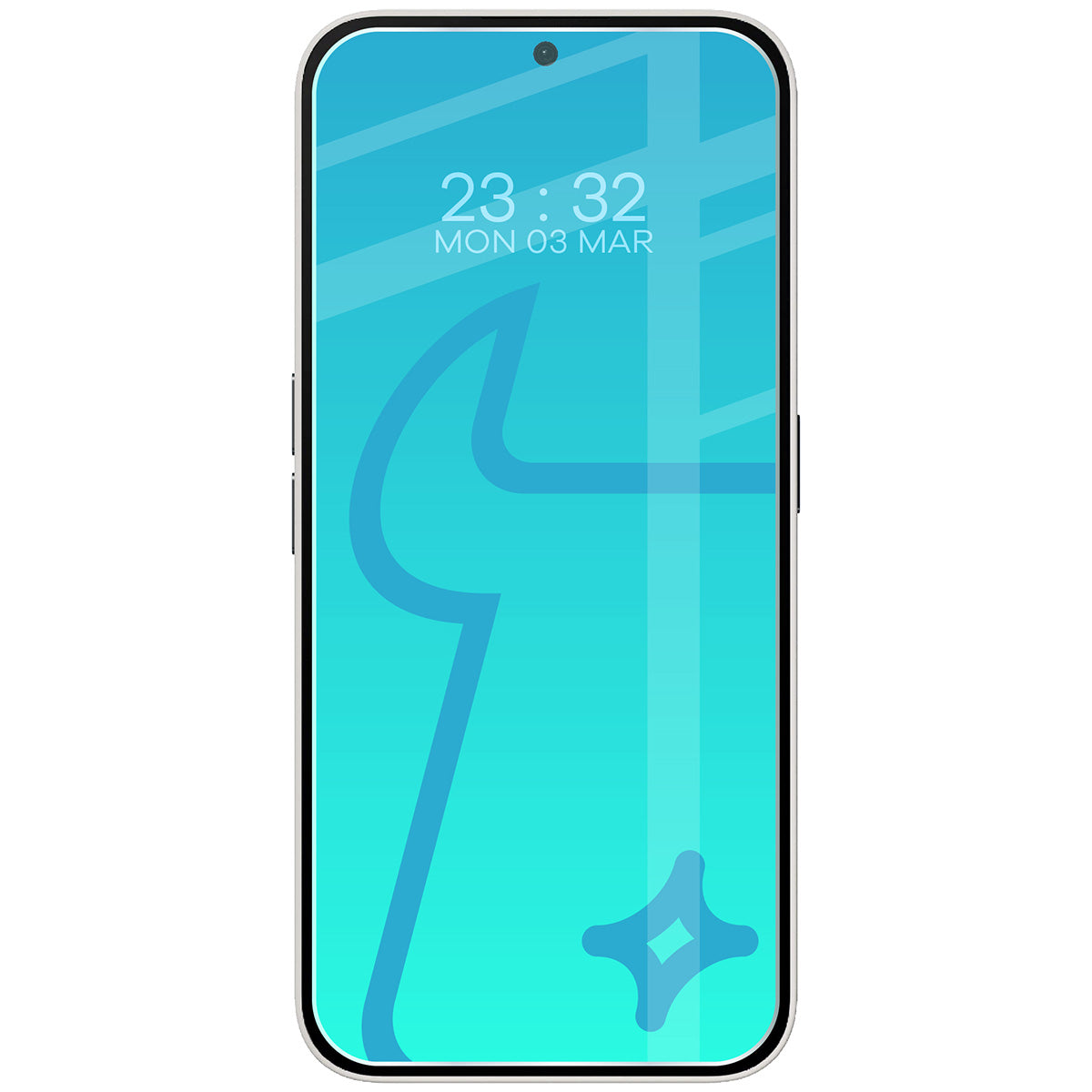 Gehärtetes Glas für Nothing Phone (2a) / (2a) Plus, Bizon Glass Clear