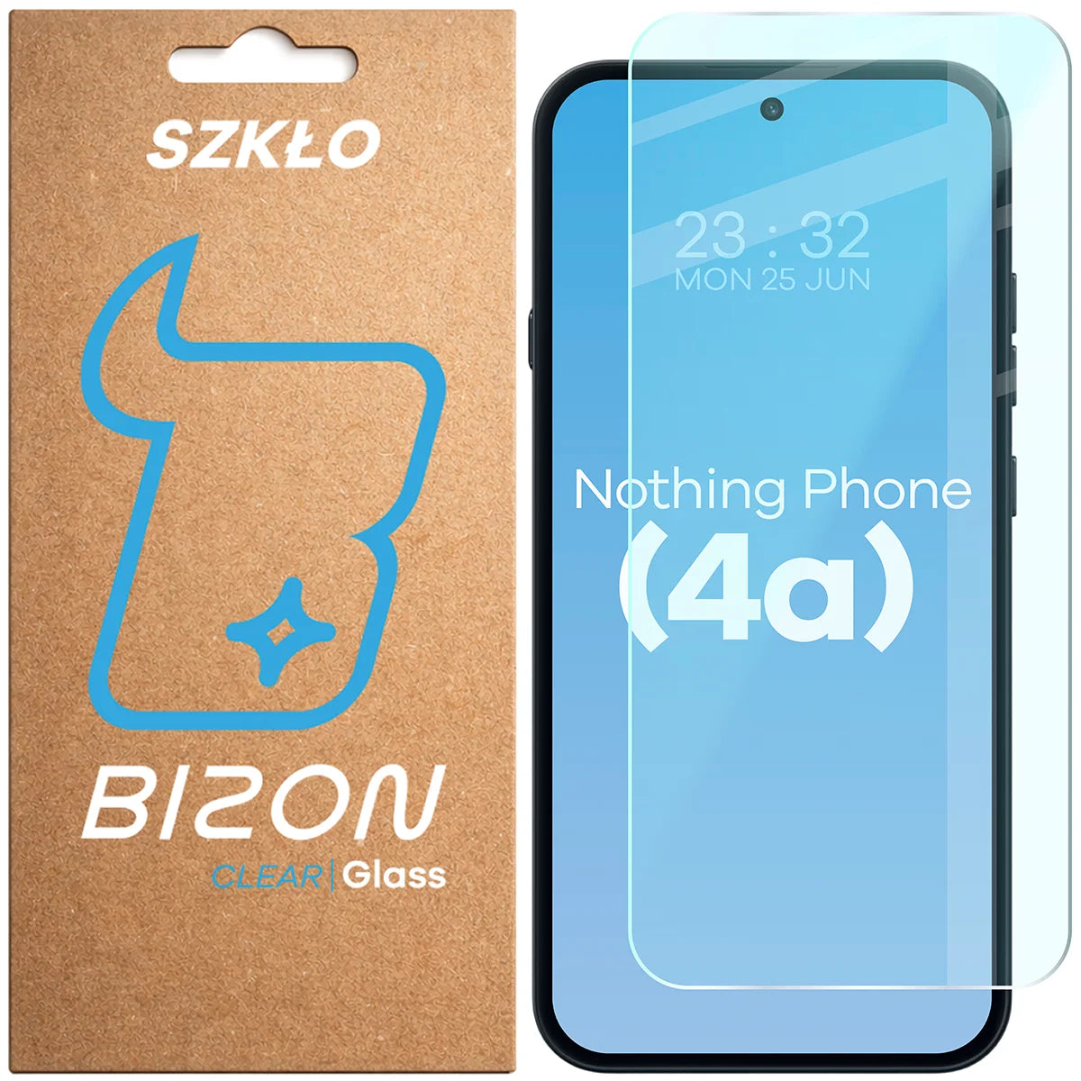 Gehärtetes Glas für Nothing Phone (4a), Bizon Glass Clear