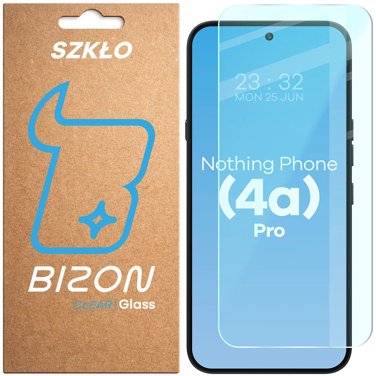 Gehärtetes Glas für Nothing Phone (4a) Pro, Bizon Glass Clear