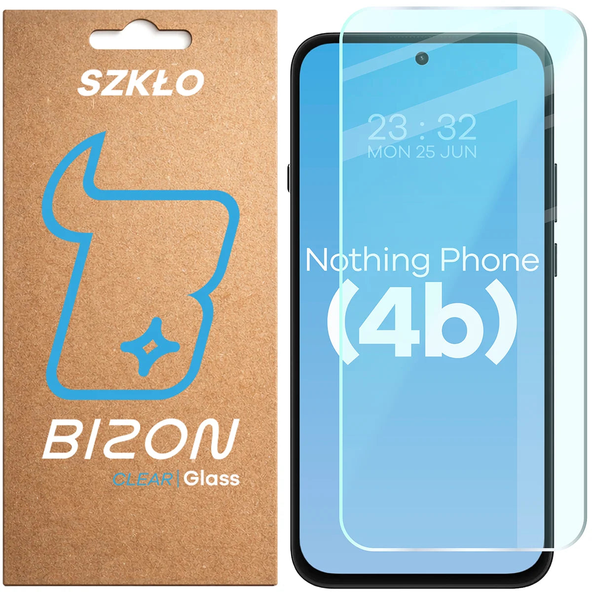 Gehärtetes Glas für Nothing Phone (4b), Bizon Glass Clear (1/4)