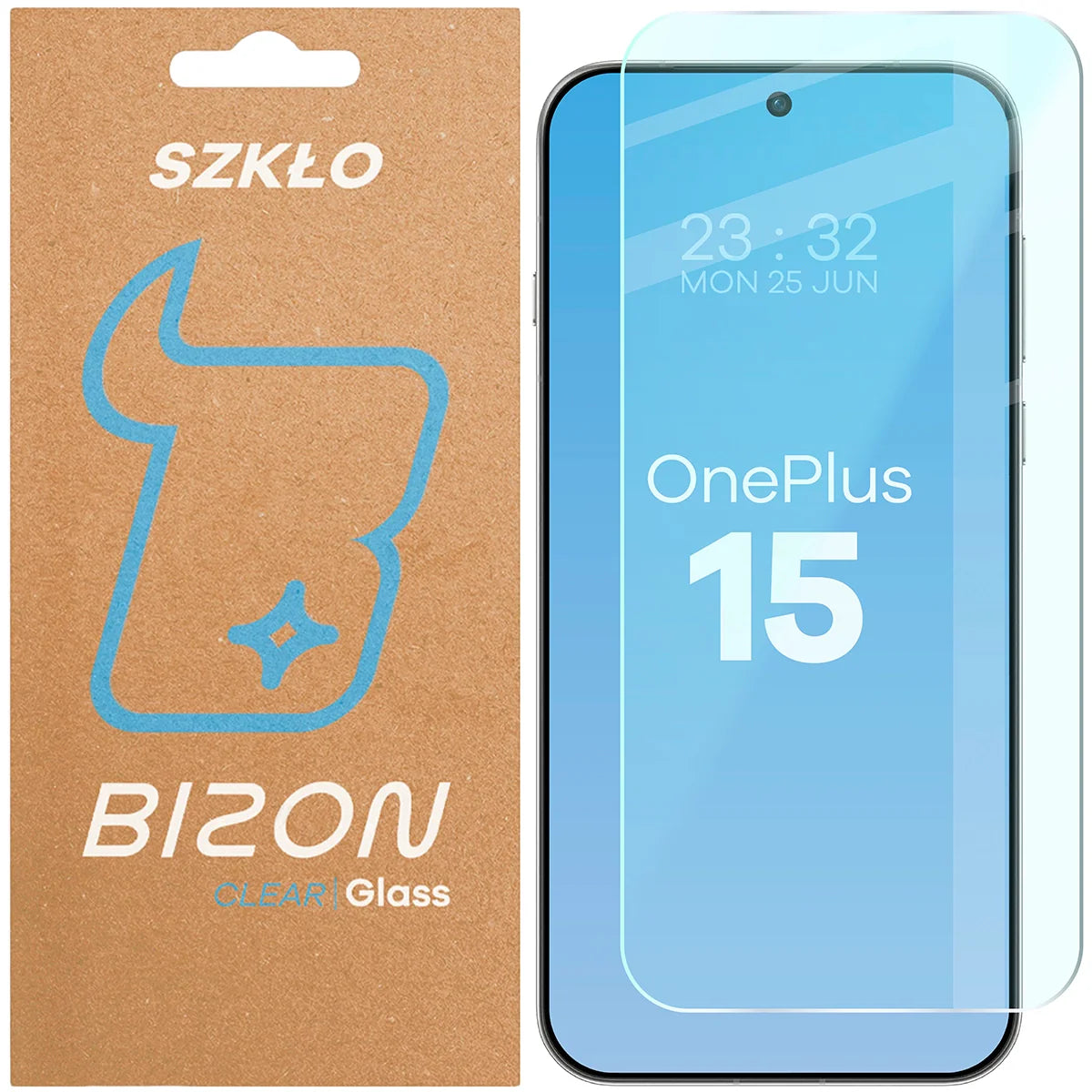 Gehärtetes Glas für OnePlus 15, Bizon Glass Clear