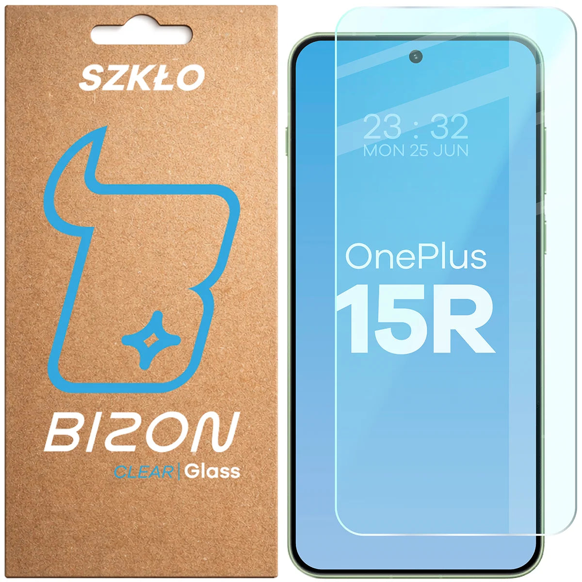 Gehärtetes Glas für OnePlus 15R, Bizon Glass Clear