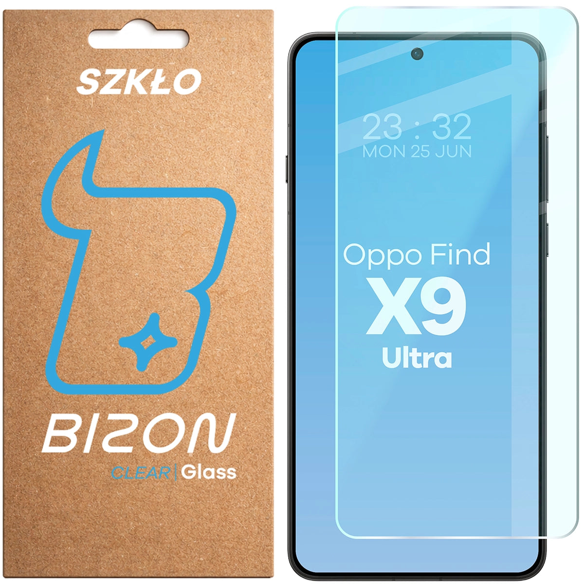 Gehärtetes Glas für Oppo Find X9 Ultra, Bizon Glass Clear