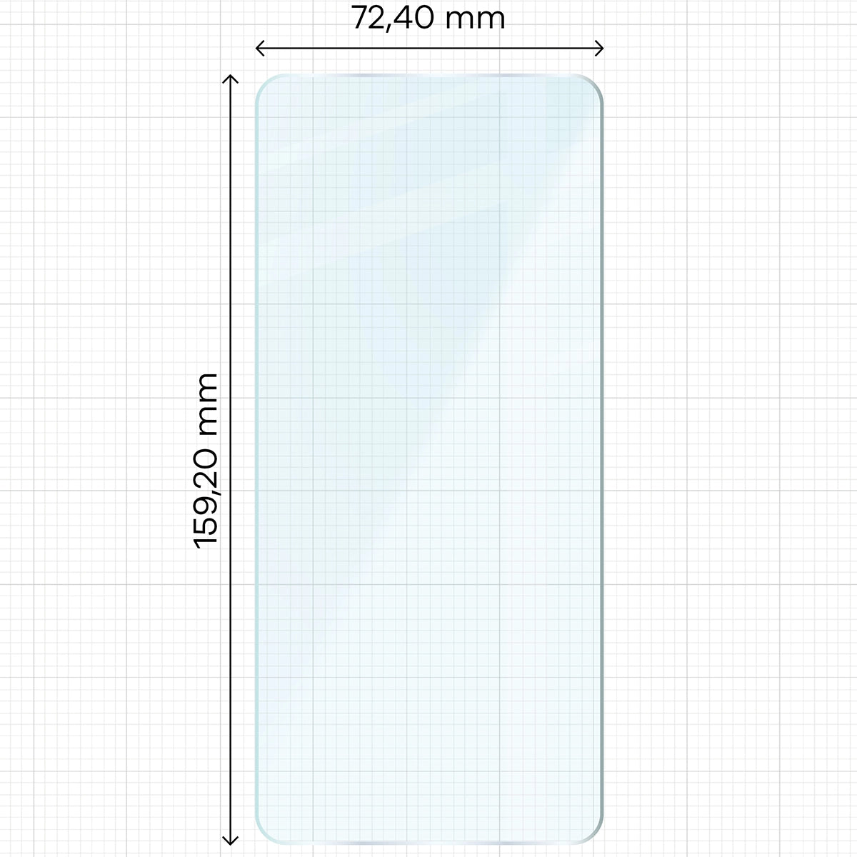 Gehärtetes Glas für Oppo Find X9 Ultra, Bizon Glass Clear