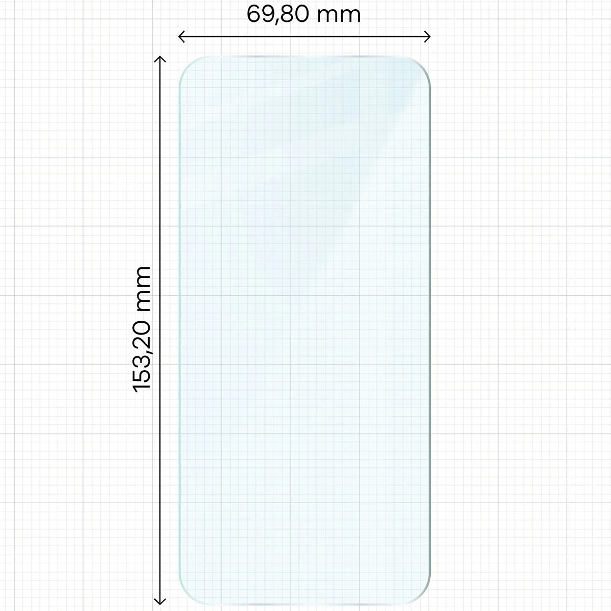 Gehärtetes Glas für Oppo Reno 15 / 15 F / 15 FS / A6 Pro 5G, Bizon Glass Clear