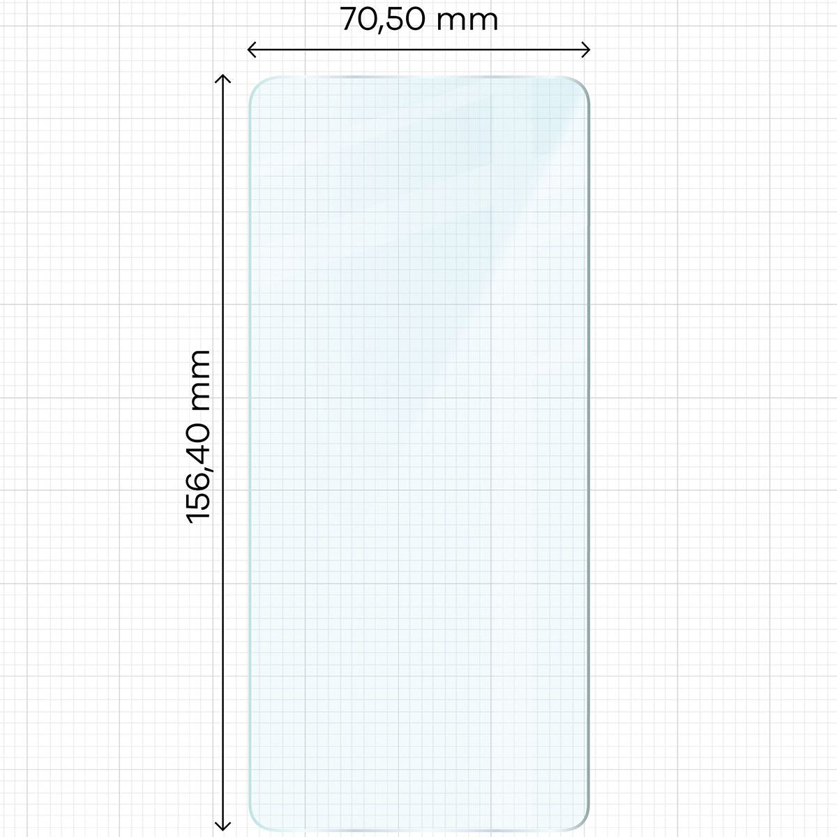Gehärtetes Glas Bizon Glass Clear für POCO F5 / F5 Pro