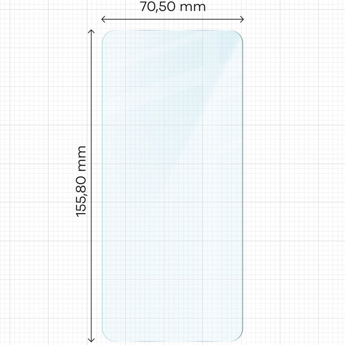 Gehärtetes Glas für Poco X6 / Poco M6 Pro 4G / Redmi Note 13 5G / Redmi Note 13 Pro 4G/5G, Bizon Glass Clear