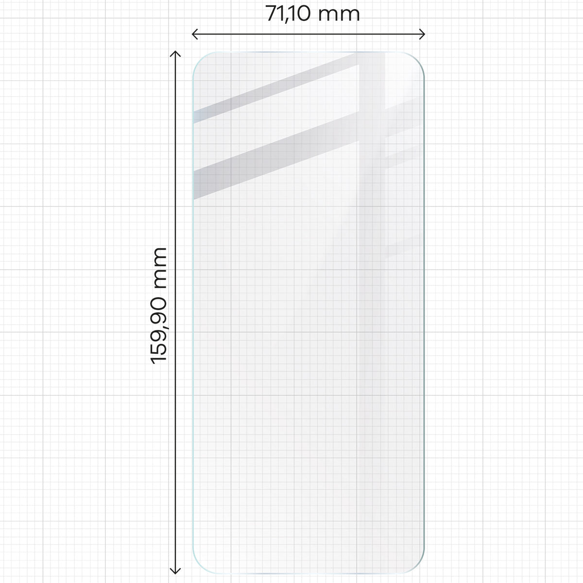 Gehärtetes Glas Bizon Glass Clear für Realme 12 4G