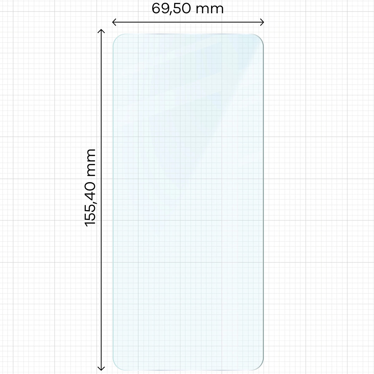Gehärtetes Glas für Realme 14 5G/14T 5G, Bizon Glass Clear