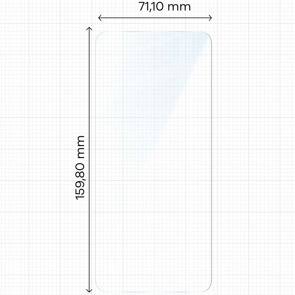 Gehärtetes Glas für Realme C67 4G, Bizon Glass Clear