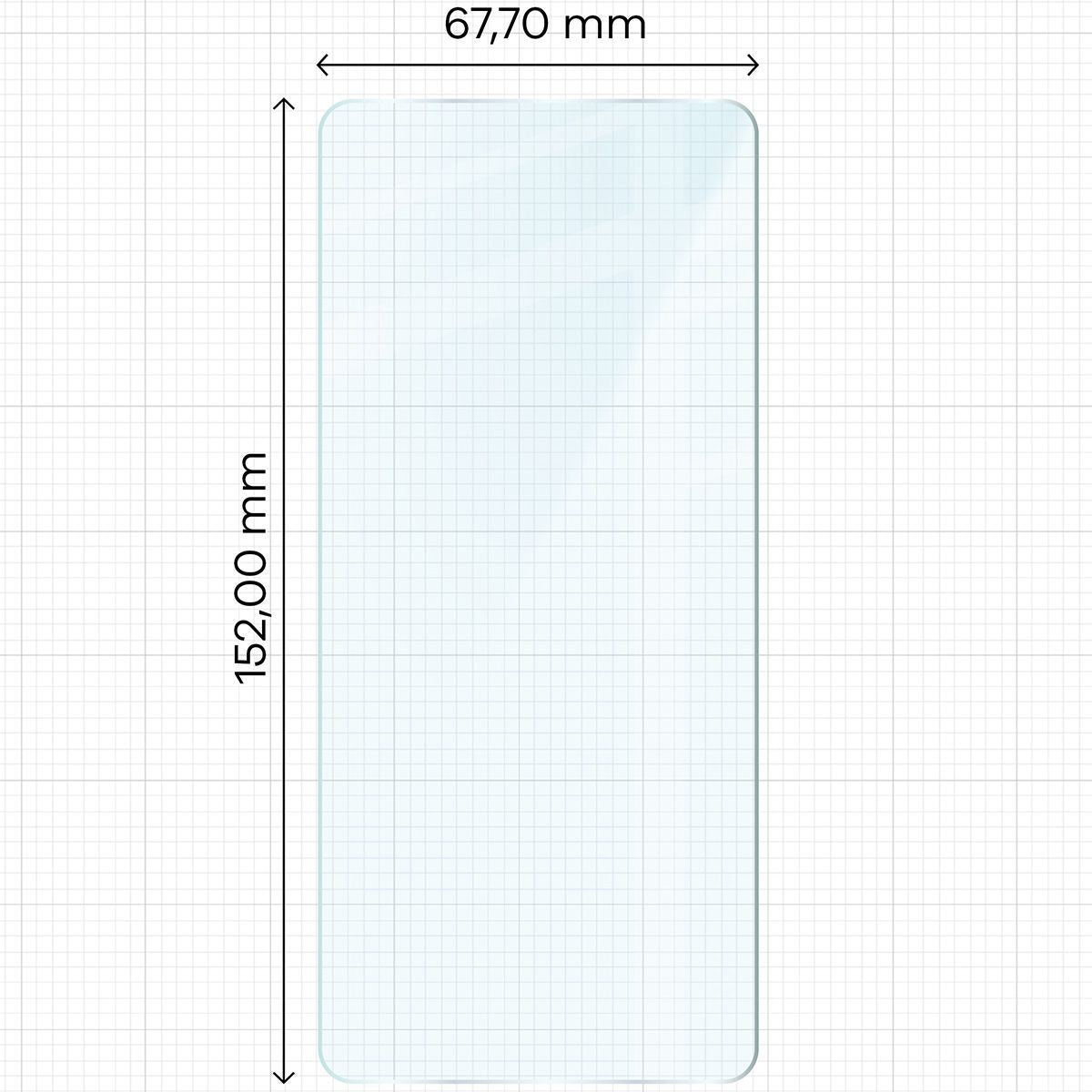 Gehärtetes Glas Bizon Glass Clear für Xiaomi Redmi Note 12S