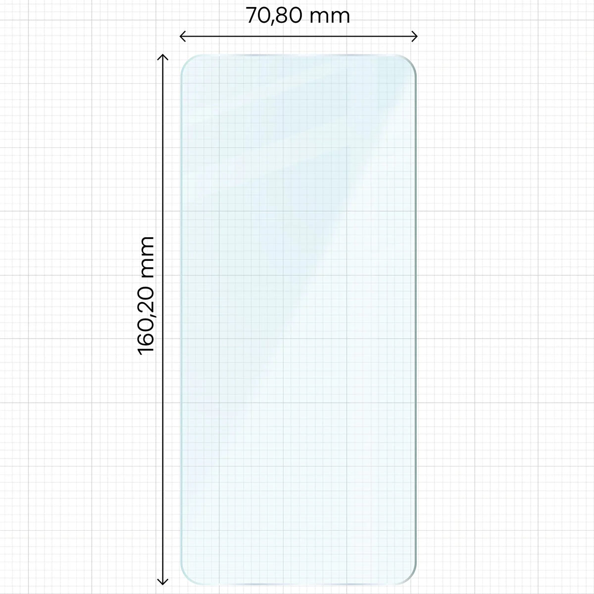 Gehärtetes Glas für Galaxy A07 4G / 5G, Bizon Glass Clear
