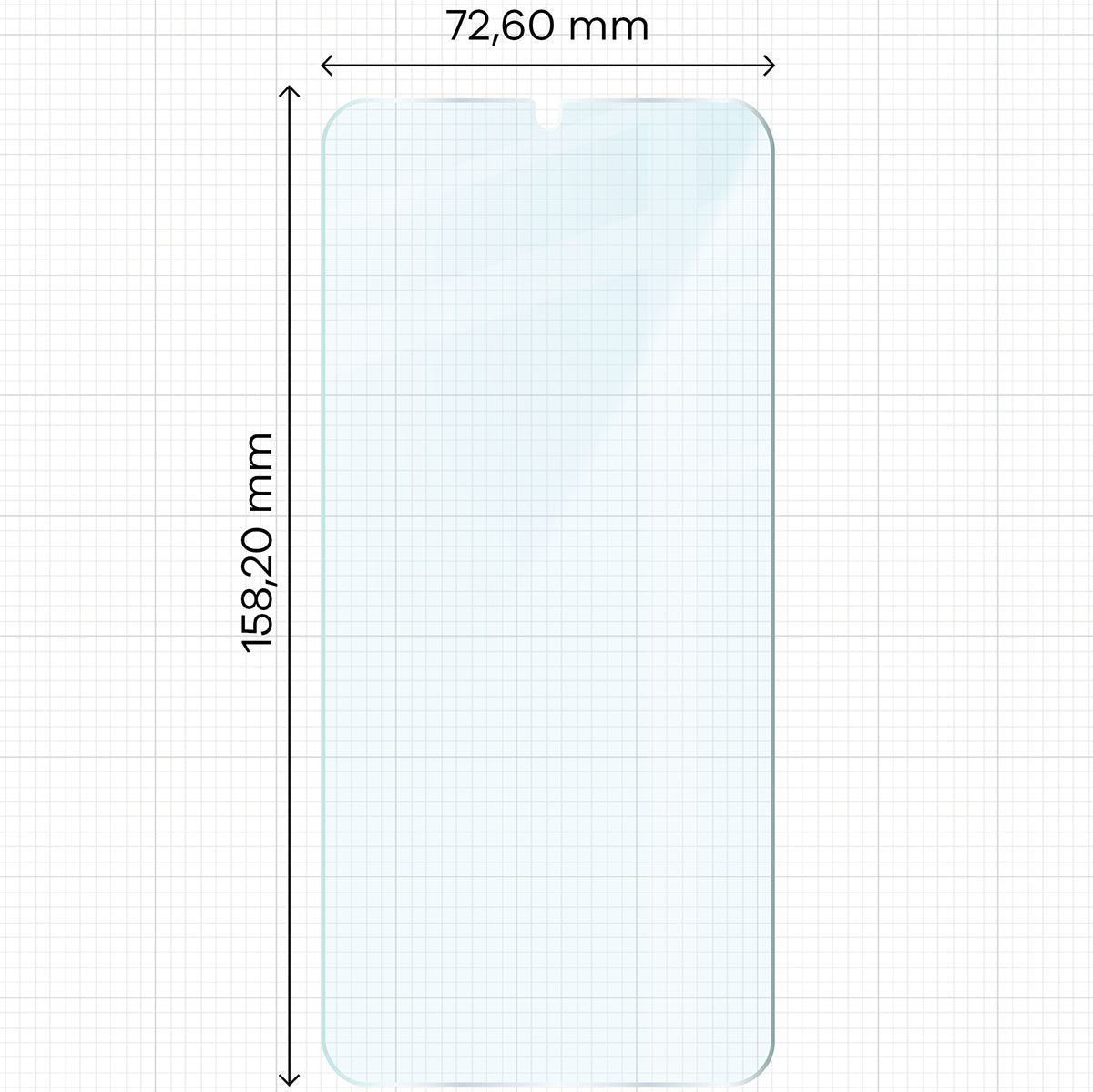 Gehärtetes Glas für Galaxy A16 / A17 5G / A26 5G, Bizon Glass Clear