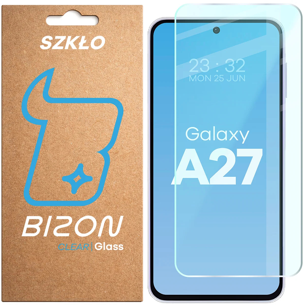 Gehärtetes Glas für Galaxy A27 5G, Bizon Glass Clear