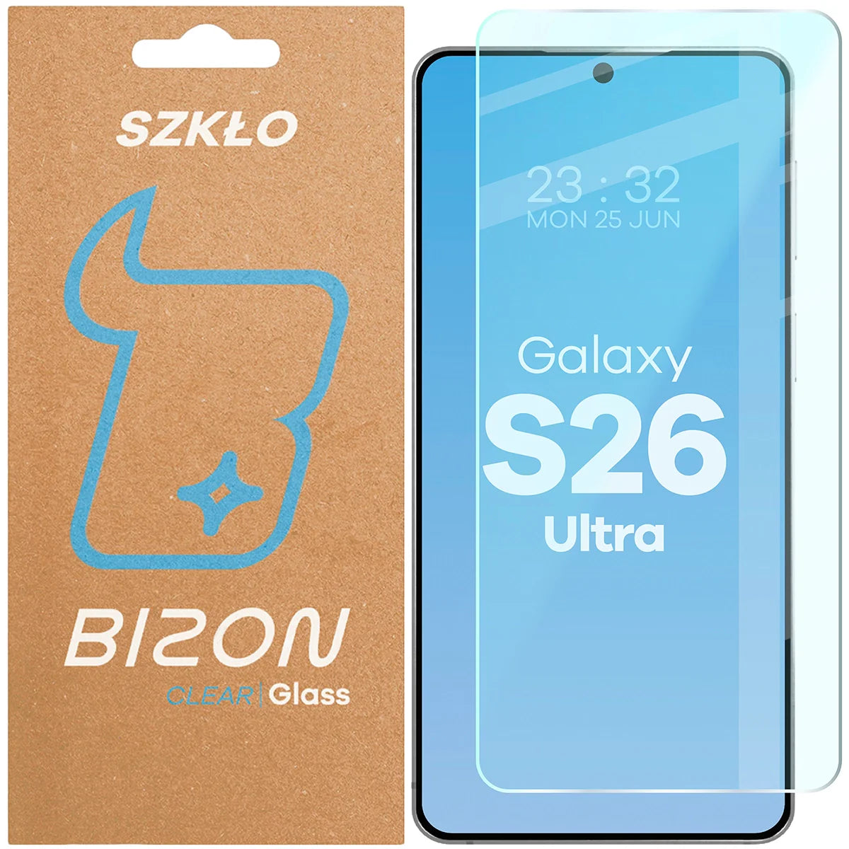 Gehärtetes Glas für Galaxy S26 Ultra, Bizon Glass Clear