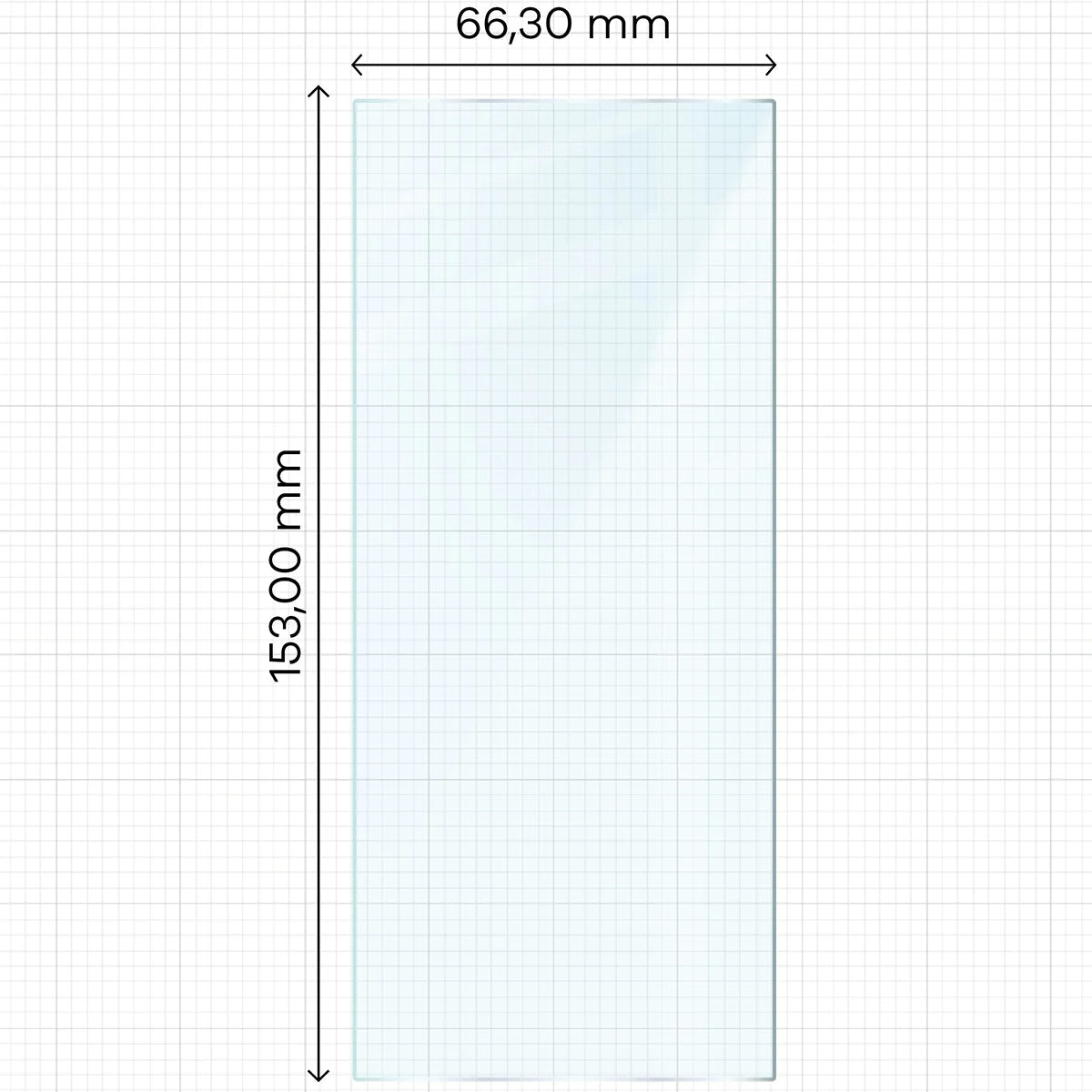 Gehärtetes Glas für Galaxy Z Fold7, Bizon Glass Clear