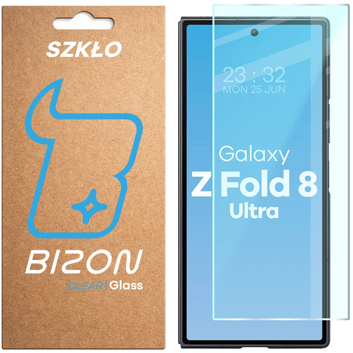 Gehärtetes Glas für Galaxy Z Fold8 Ultra, Bizon Glass Clear
