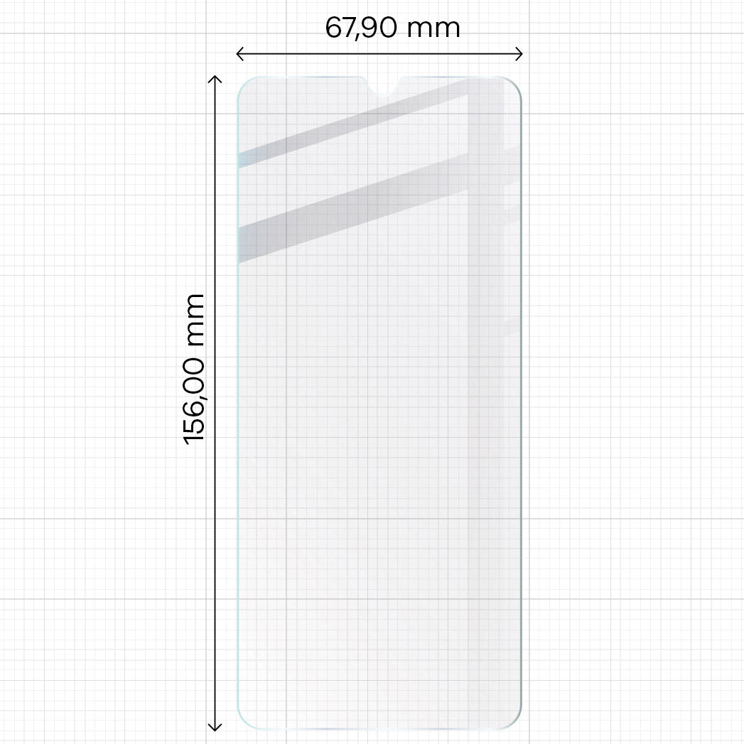 Gehärtetes Glas Bizon Glass Clear, Vivo Y76 5G / Y35 / Y22s / Y16