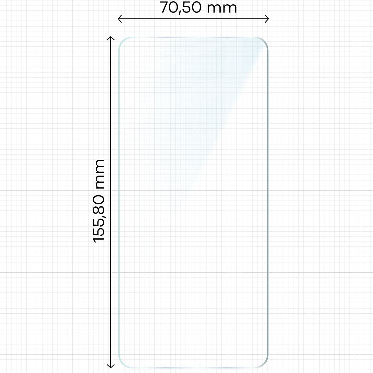 Gehärtetes Glas für Xiaomi 14T/14T Pro, Bizon Glass Clear