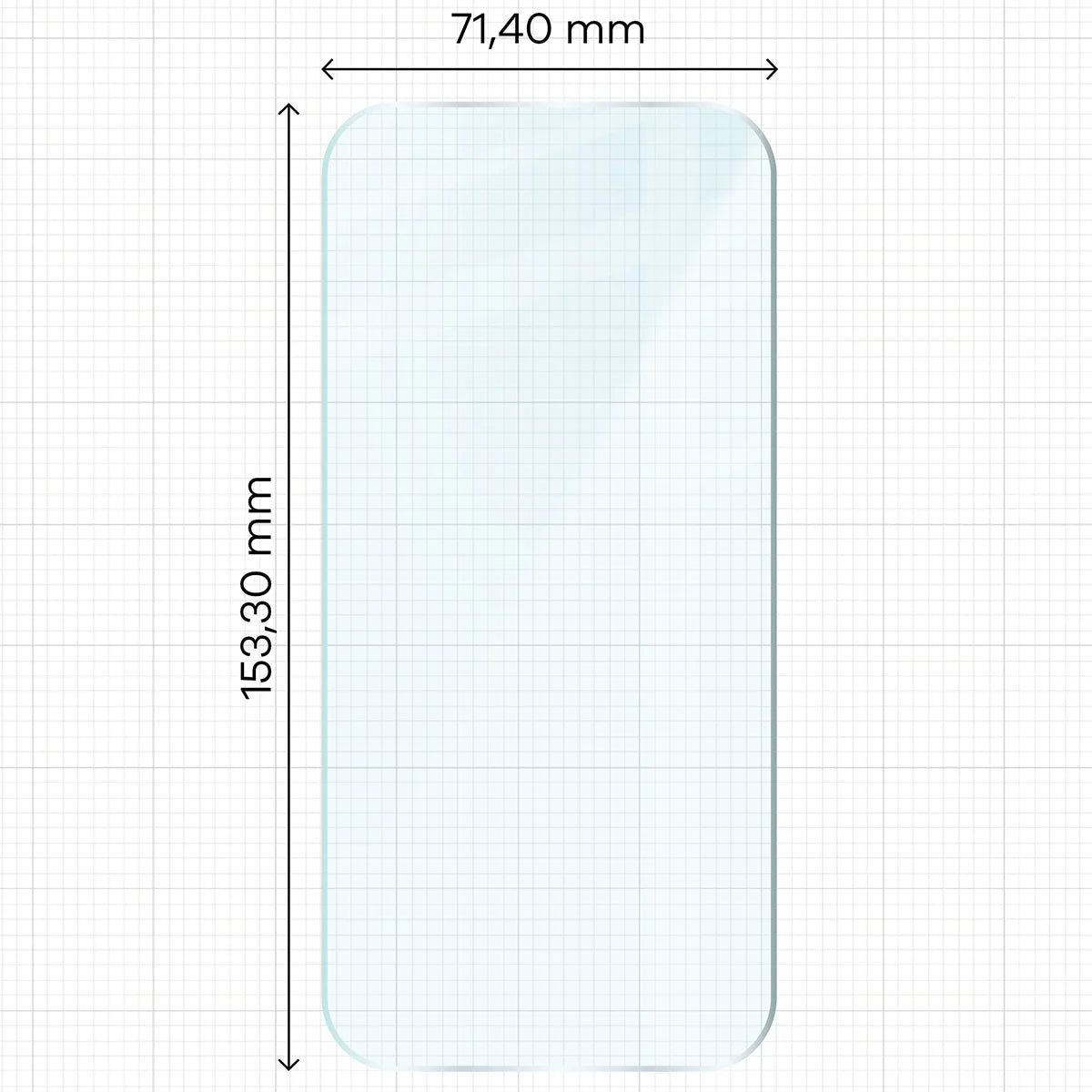 Gehärtetes Glas für Xiaomi 17T, Bizon Glass Clear