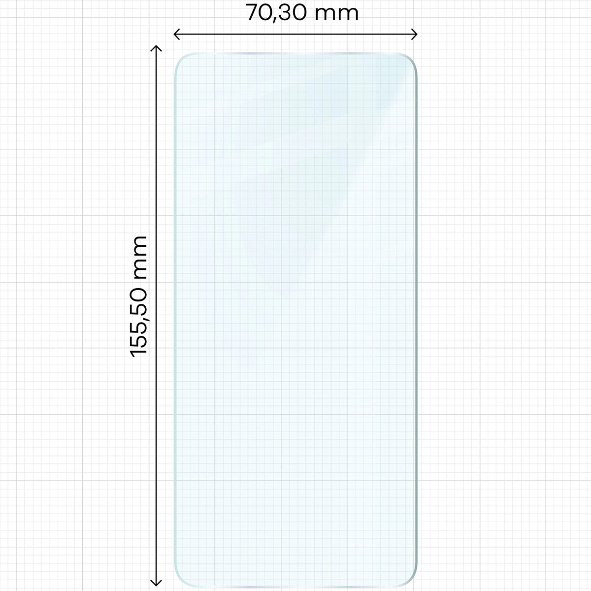 Gehärtetes Glas für Xiaomi Poco F7 Pro / F7 Ultra, Bizon Glass Clear