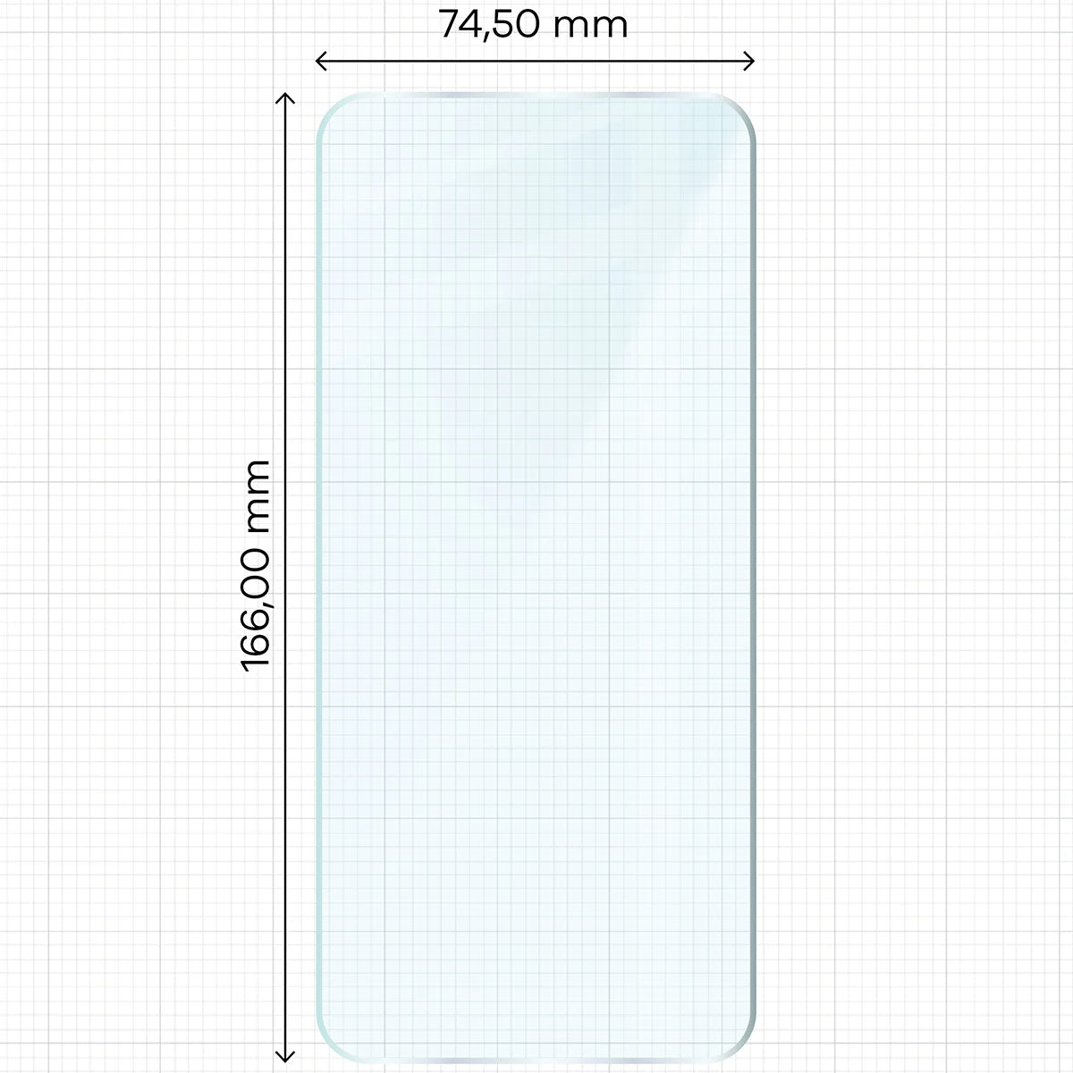 Gehärtetes Glas für Xiaomi Redmi A7 Pro 4G, Bizon Glass Clear