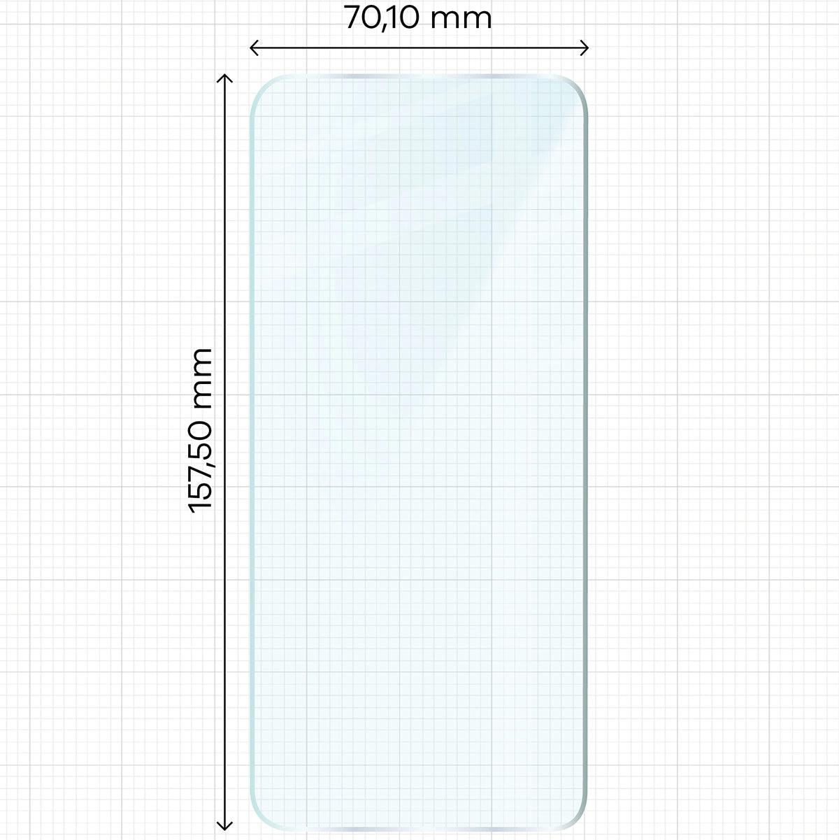 Gehärtetes Glas für Xiaomi Redmi Note 10 Pro, Bizon Glass Clear