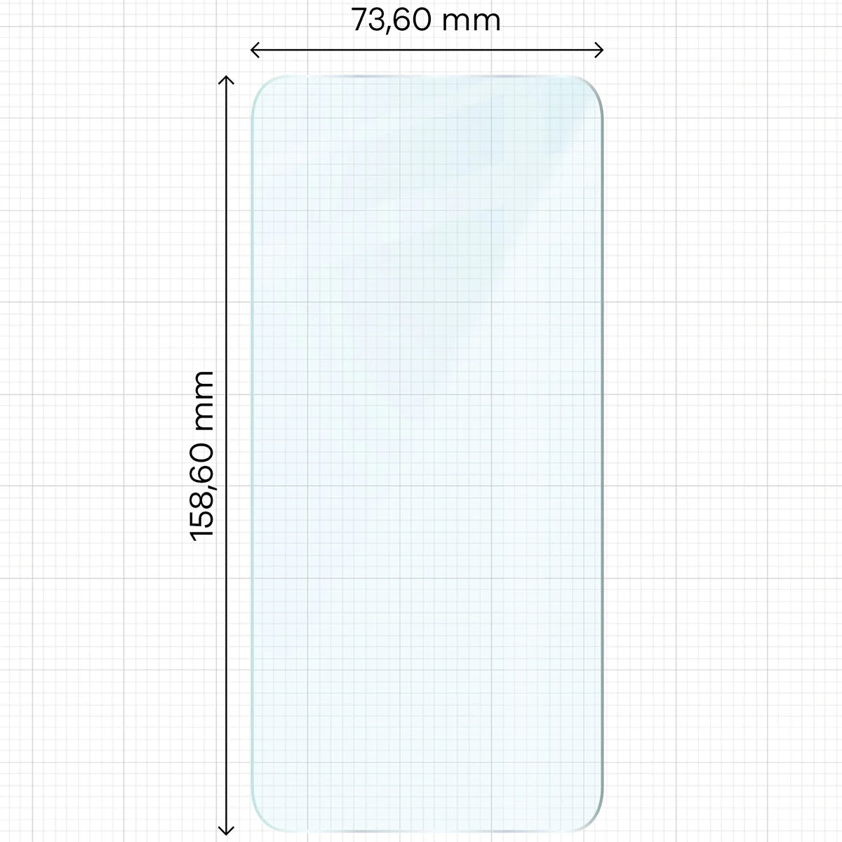 Gehärtetes Glas für Xiaomi Redmi Note 15 Pro 5G, Bizon Glass Clear
