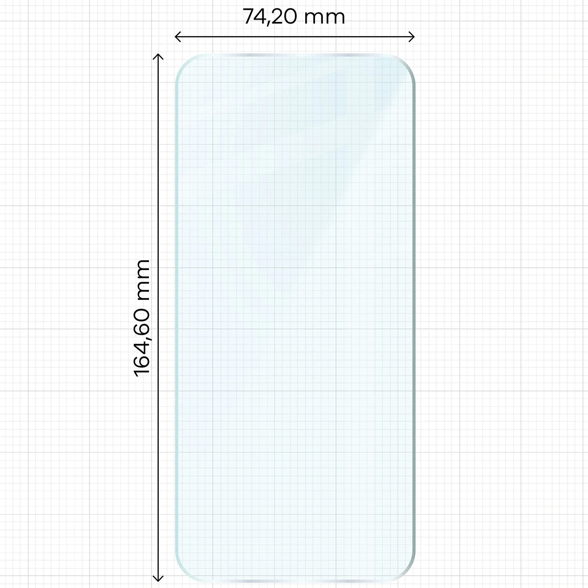 Gehärtetes Glas für Xiaomi Redmi Note 17 4G/5G, Bizon Glass Clear (2/4)