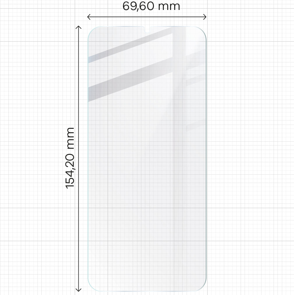 Gehärtetes Glas - 3 Stück + Kameraschutz für Galaxy A15 4G/5G, Bizon Glass Clear Pack