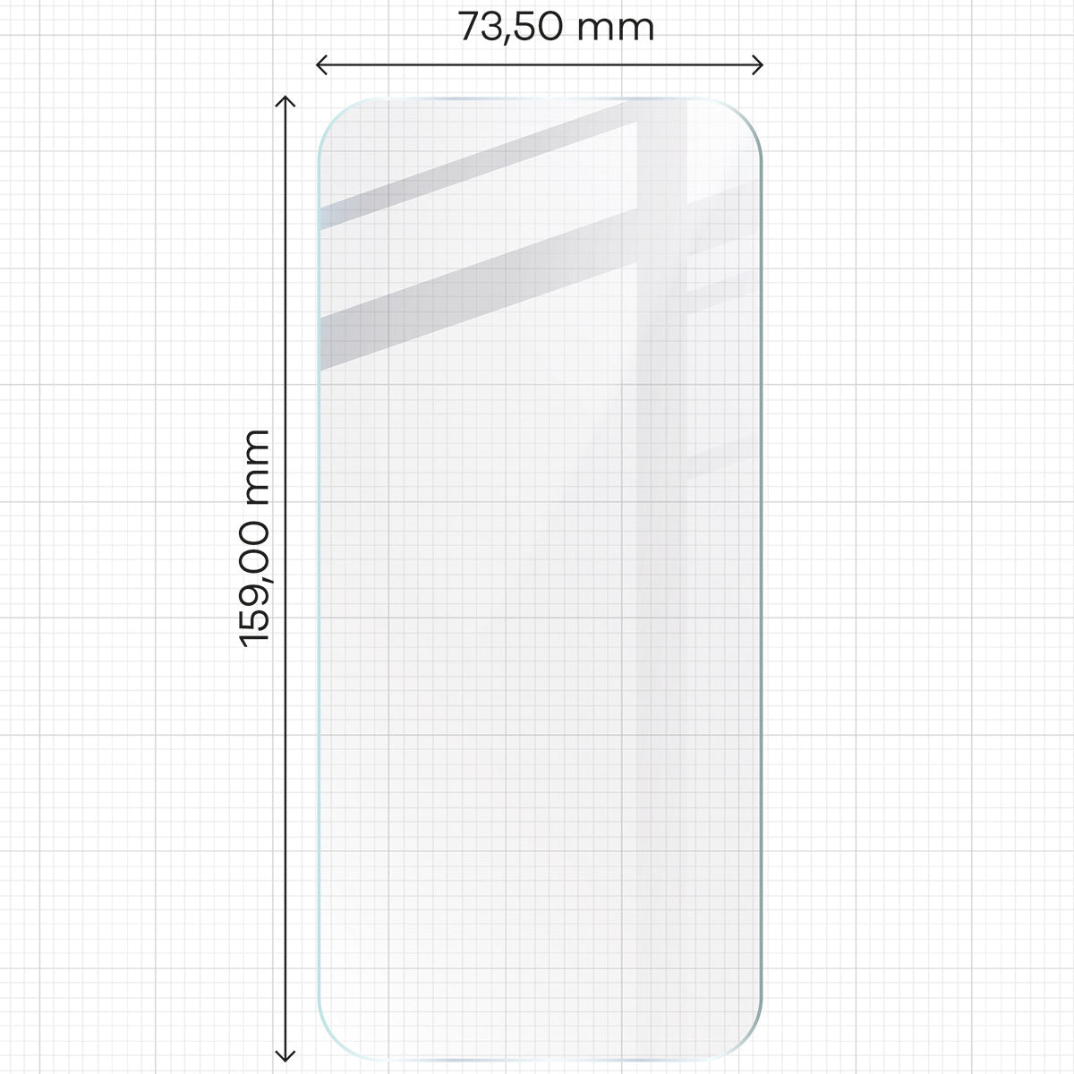 Gehärtetes Glas - 3 Stück + Kameraschutz für iPhone 16 Pro Max, Bizon Glass Clear Pack