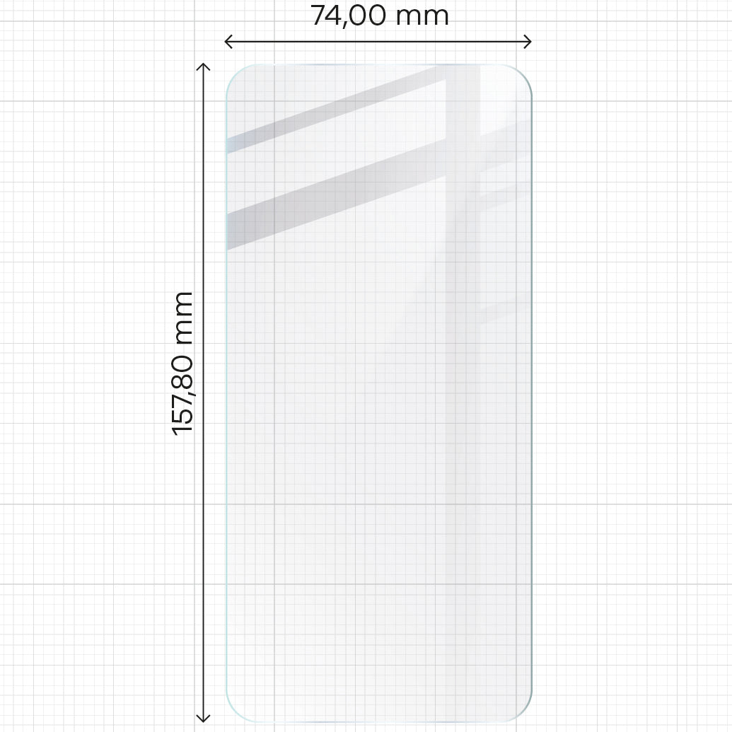 Gehärtetes Glas - 3 Stück + Kameraschutz für Galaxy A55 5G, Bizon Glass Clear Pack