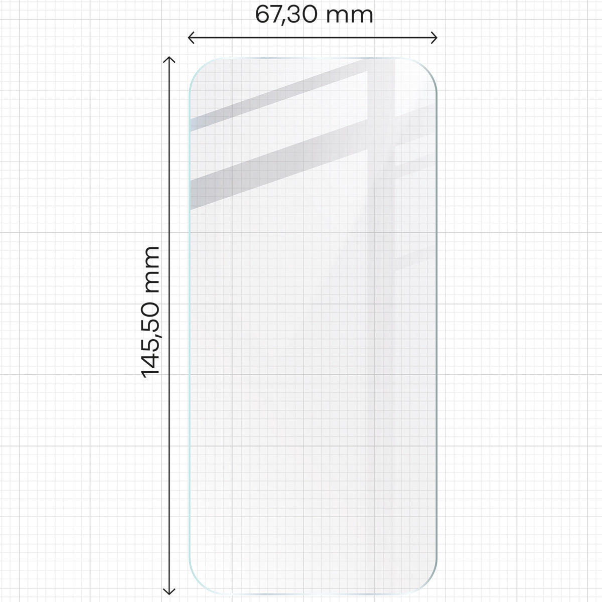 Gehärtetes Glas - 3 Stück + Kameraschutz für iPhone 16 Pro, Bizon Glass Clear Pack